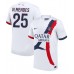 Maillot de foot Paris Saint-Germain Nuno Mendes #25 Extérieur vêtements 2024-25 Manches Courtes